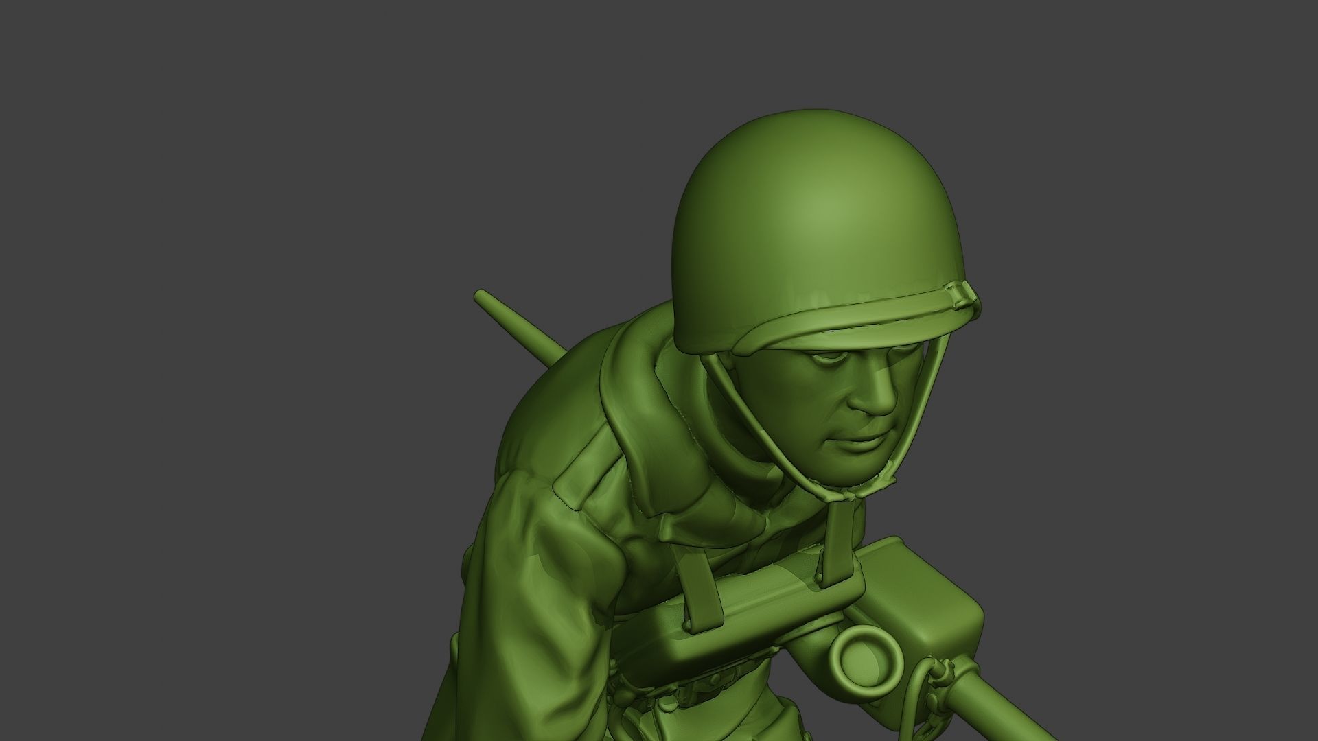 American engineer soldier ww2 Crouch A9 3D print model_18