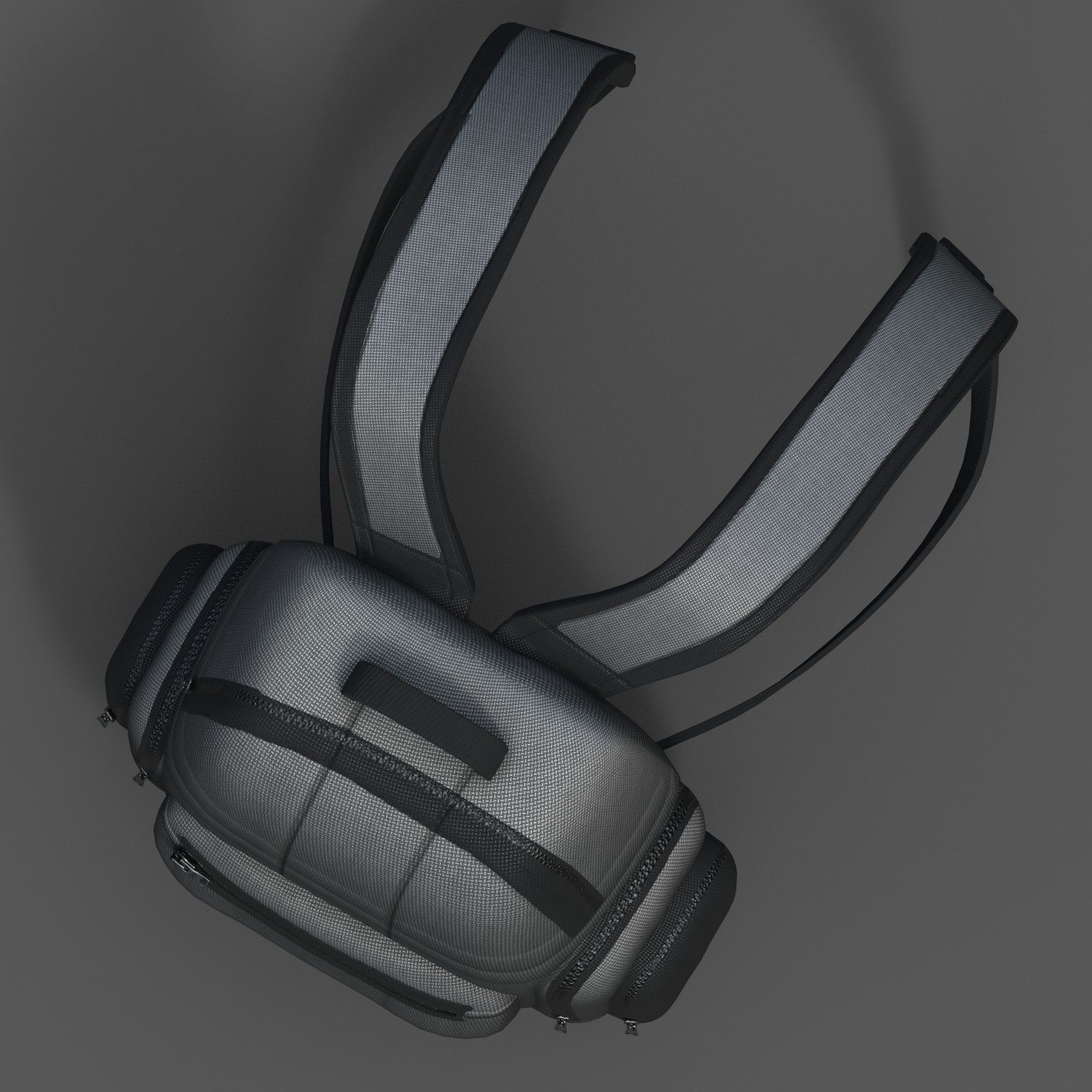 Backpack bag baggage Color 3d low poly Low-poly Low-poly 3D model_8