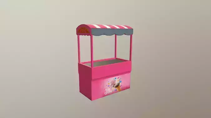 ice cream booth