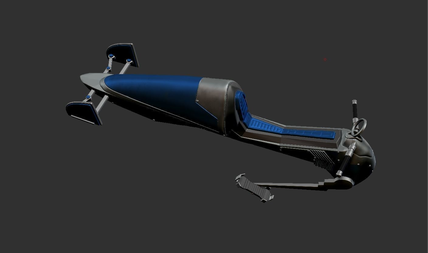 geonosian speeder  custom 3D print model_4