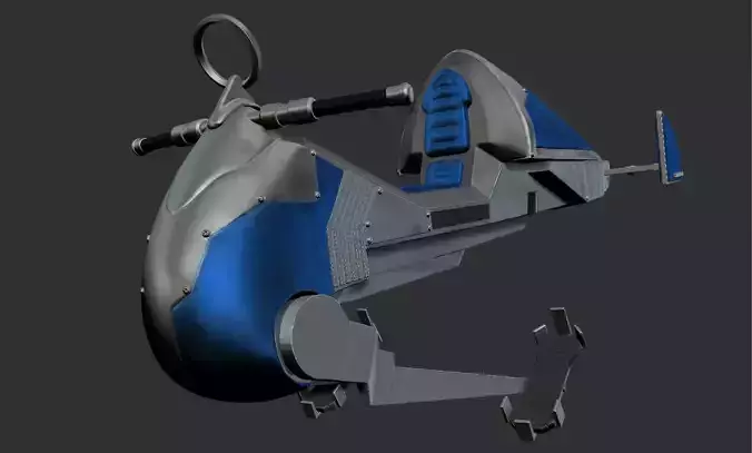 geonosian speeder  custom 3D print model