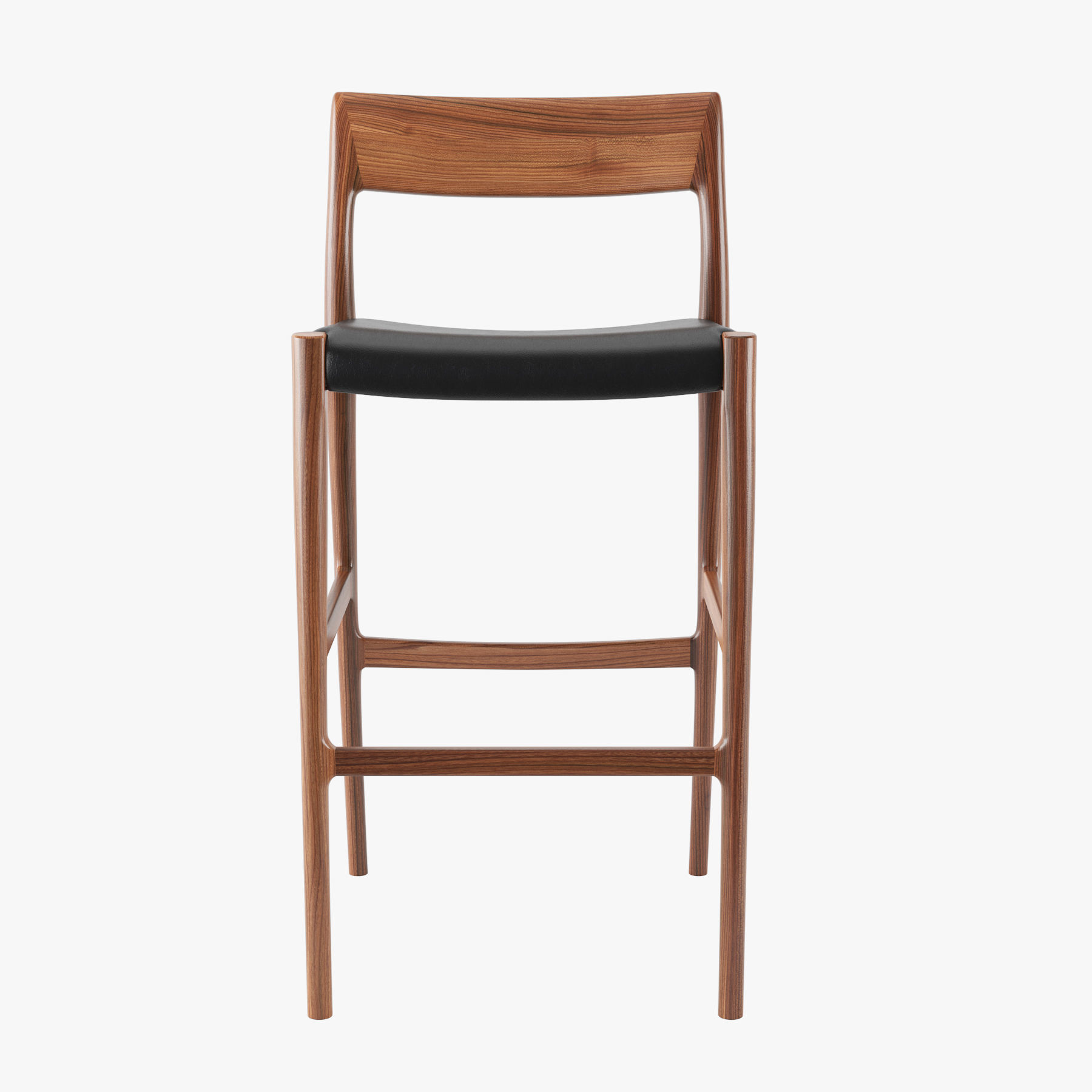 Moller Model 77B bar stool 3D model_1