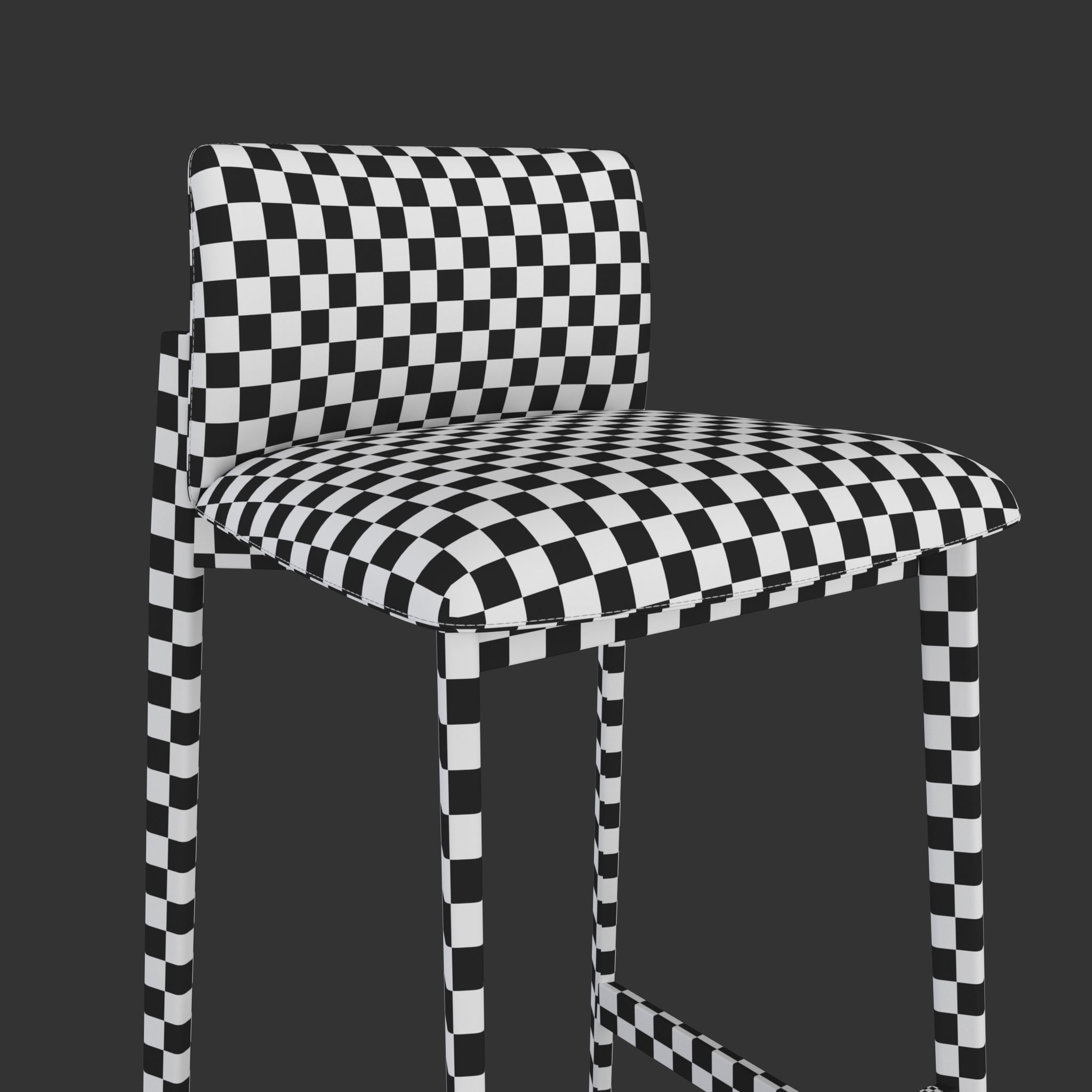  DWR Contour Barstool 3D model_4