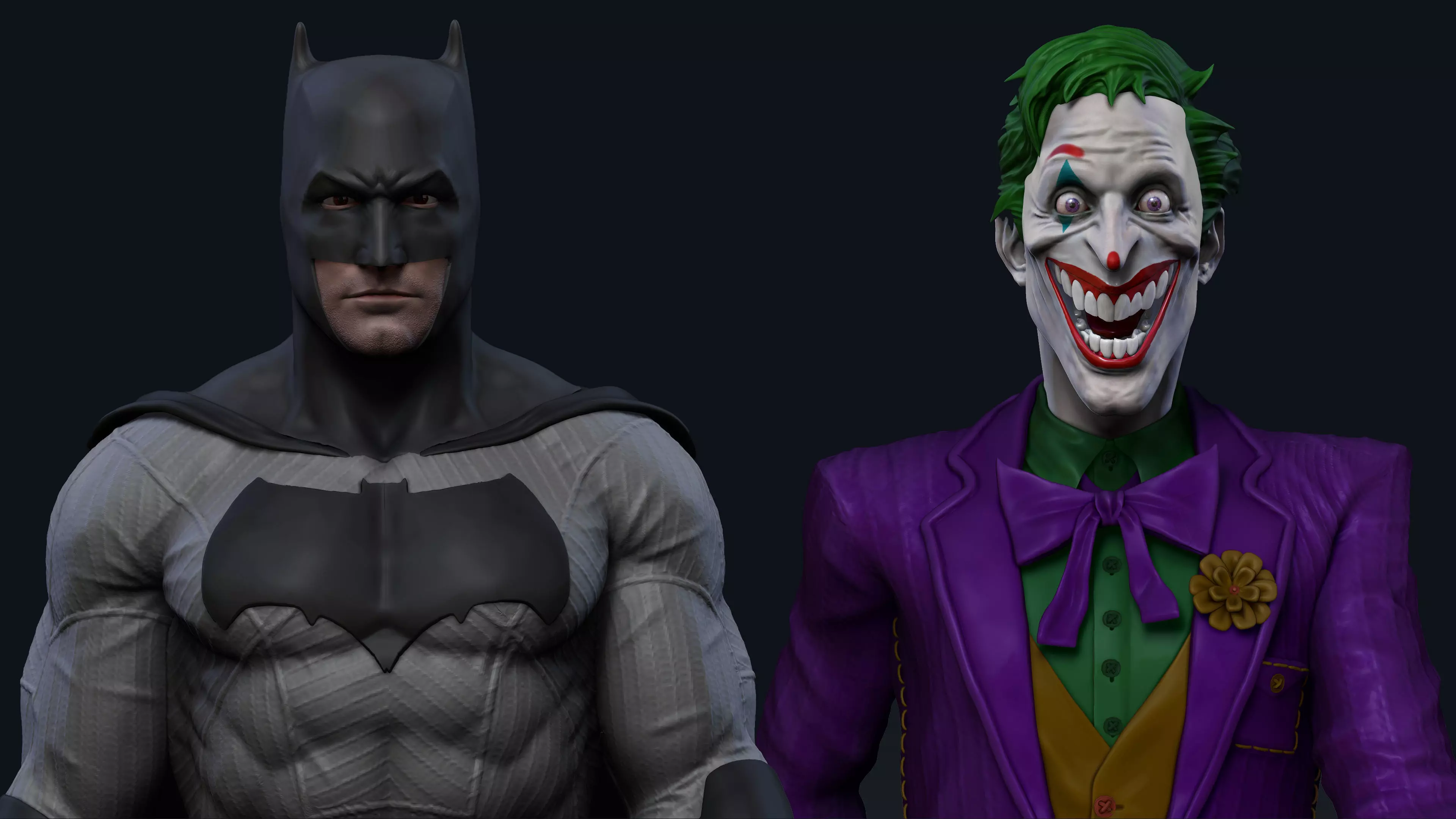 Batman and Joker - 3D Print 3D print model_0