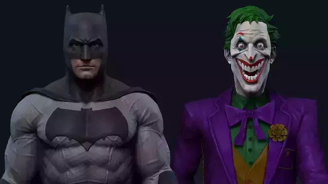 Batman and Joker - 3D Print 3D print model