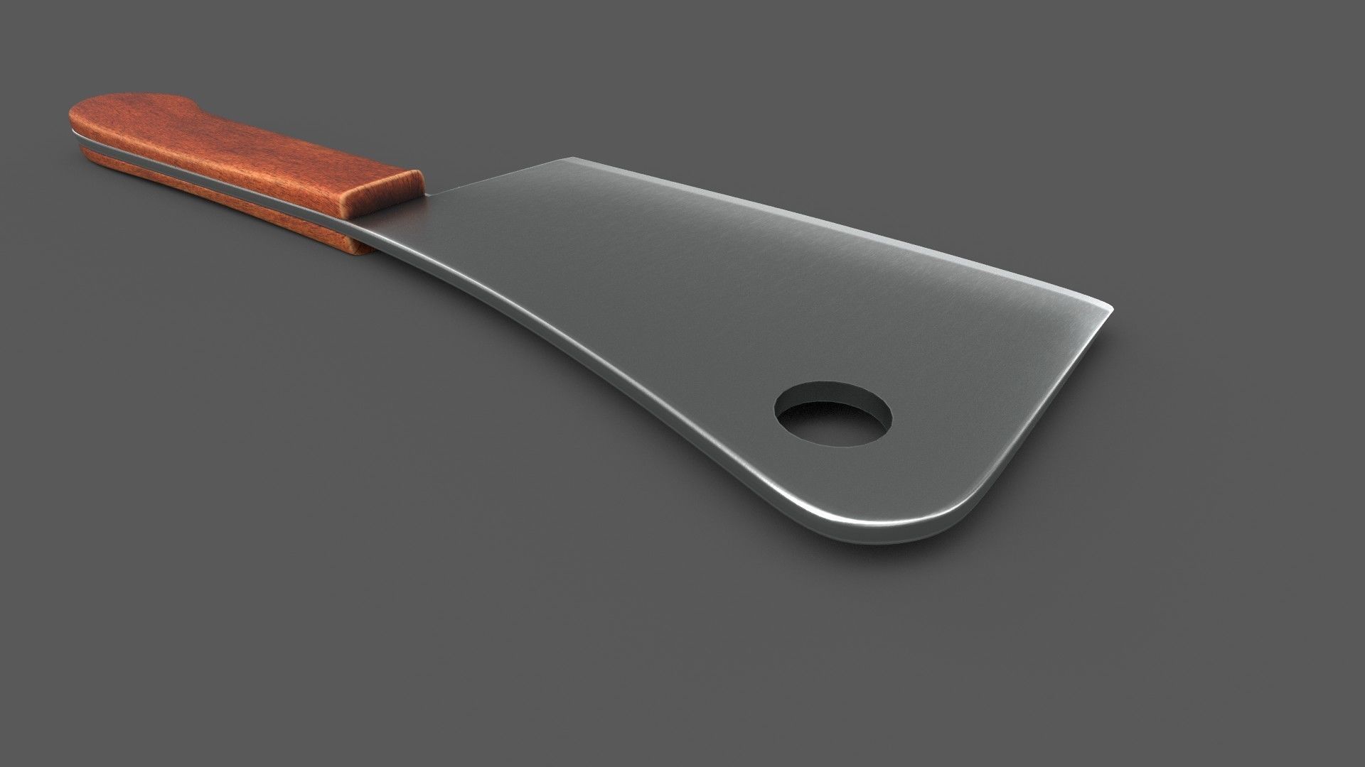 Cleaver Knife 3D model_4