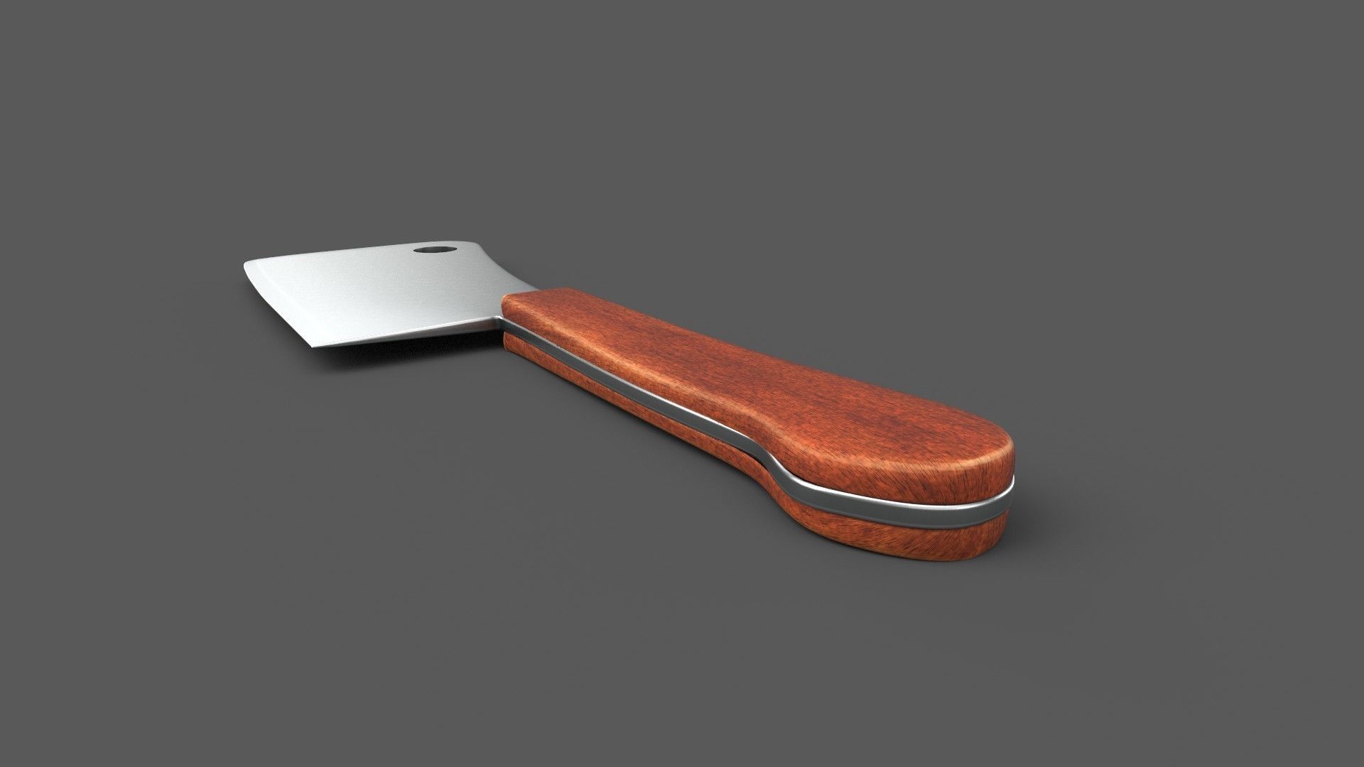 Cleaver Knife 3D model_3