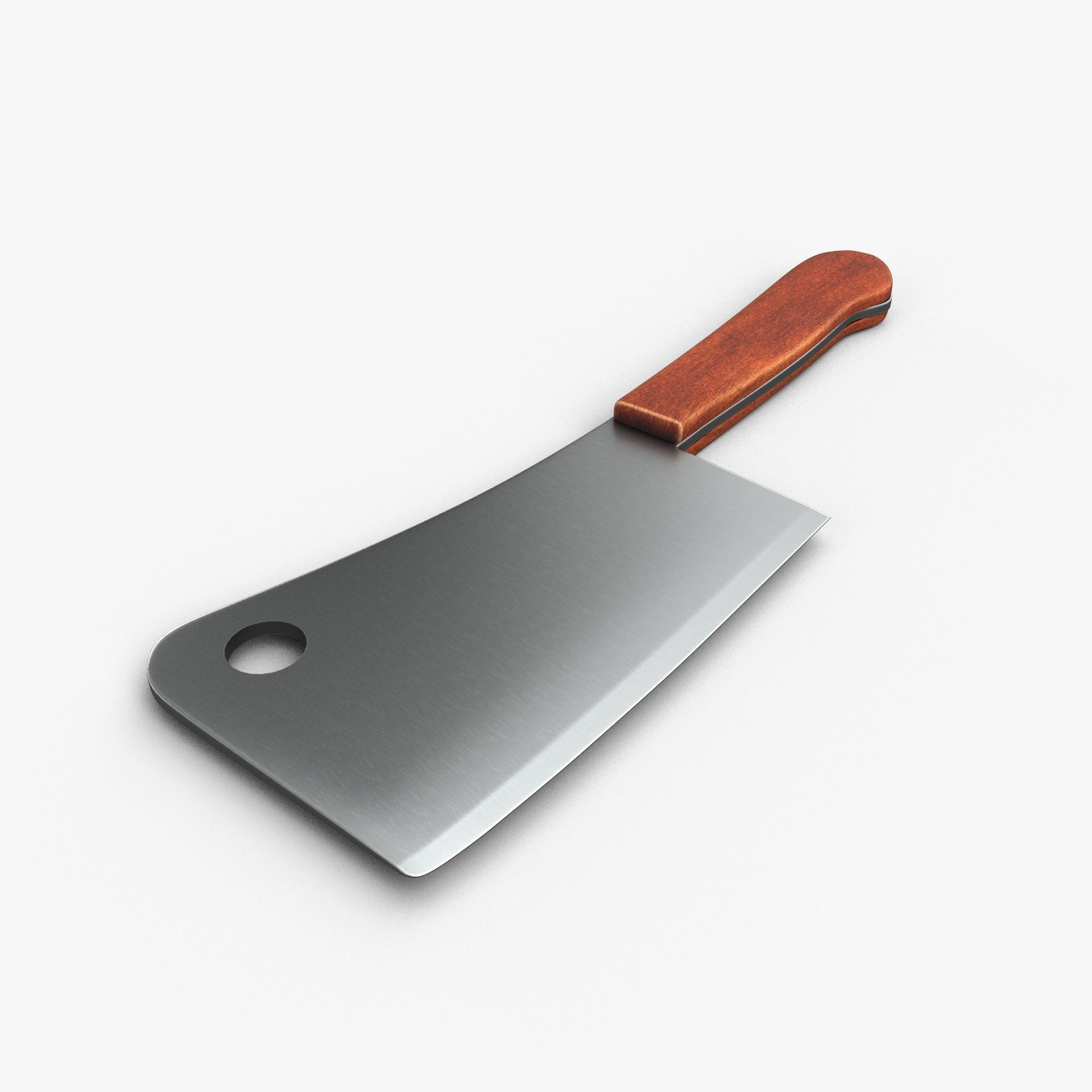 Cleaver Knife 3D model_1