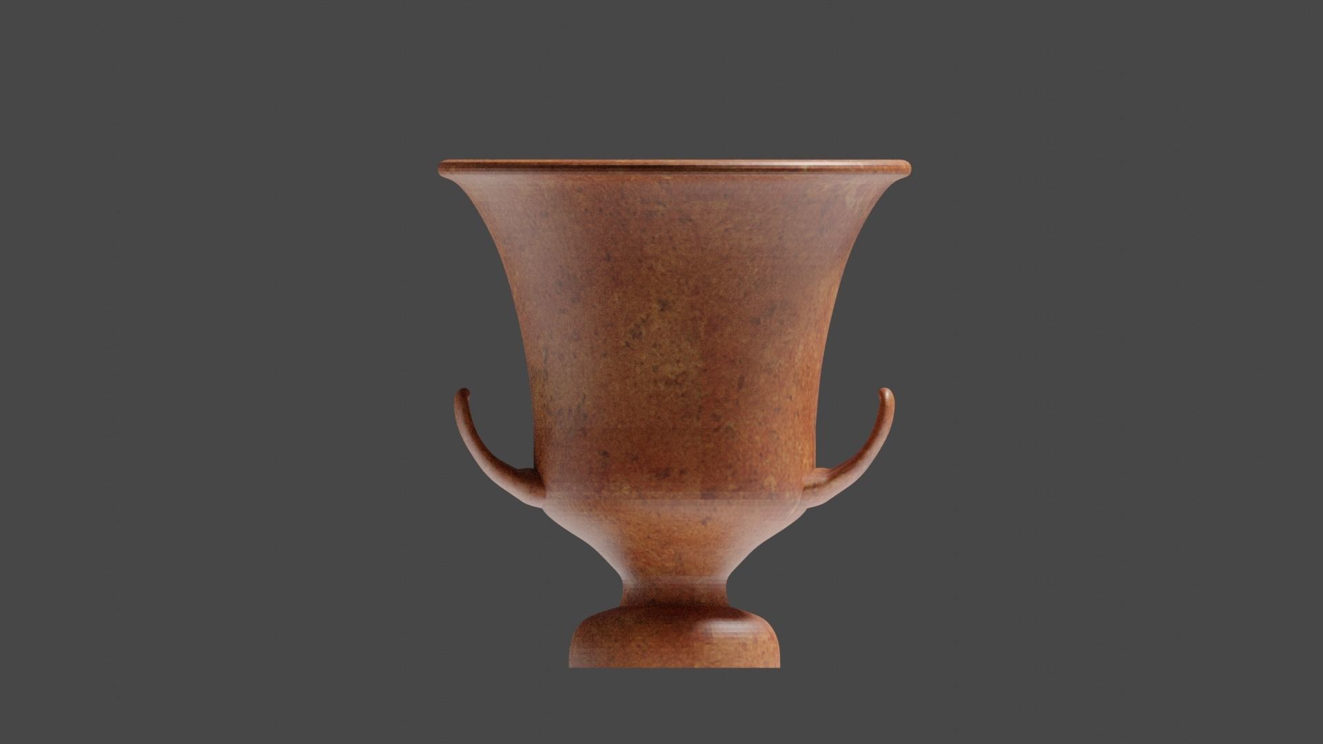 2 Ancient Greek Craters Free low-poly 3D model_2