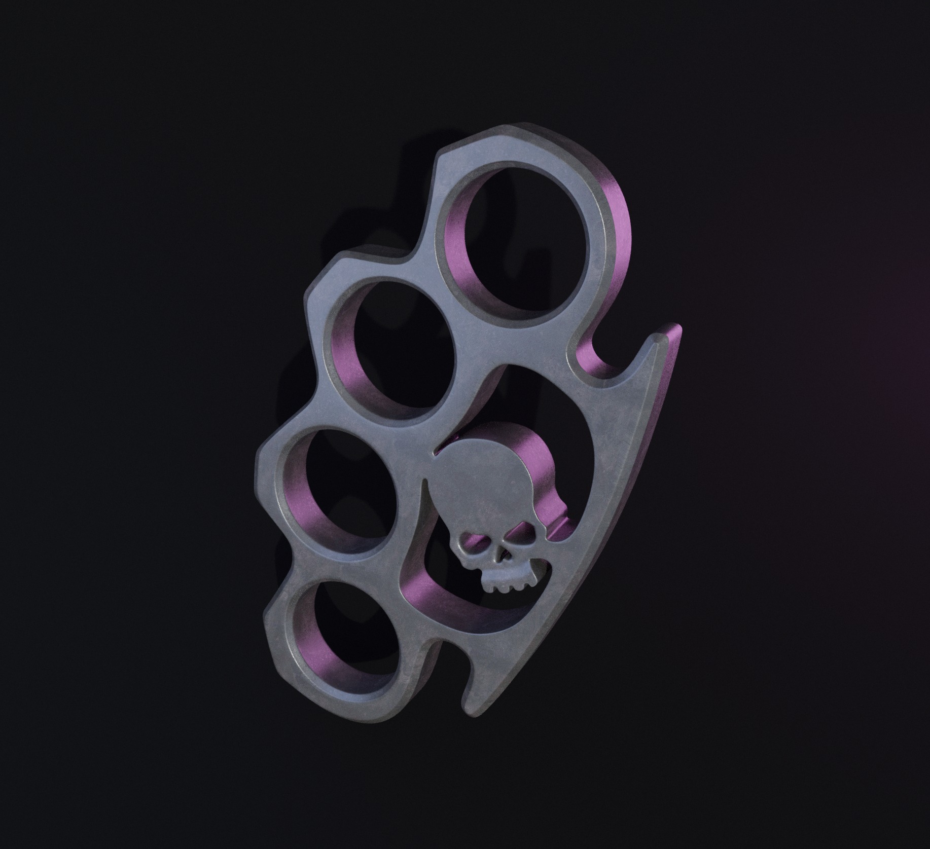 Knuckles 3D model fist ring Free 3D print model_2