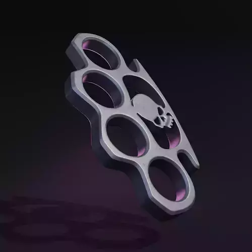 Knuckles 3D model fist ring Free 3D print model