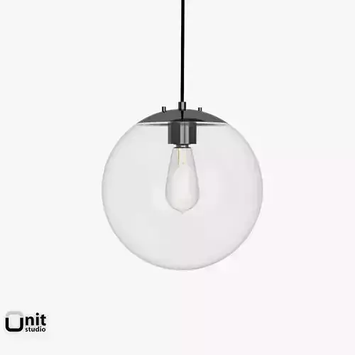 Globe pendant lamp by West Elm 3D model