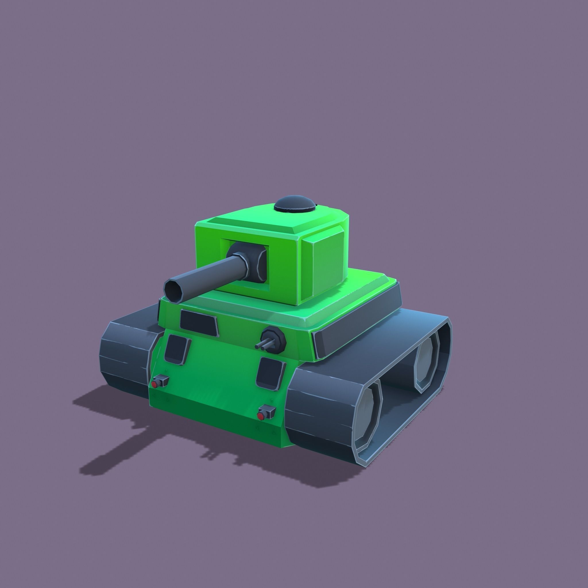Stylized tanks pack Low-poly 3D model_21