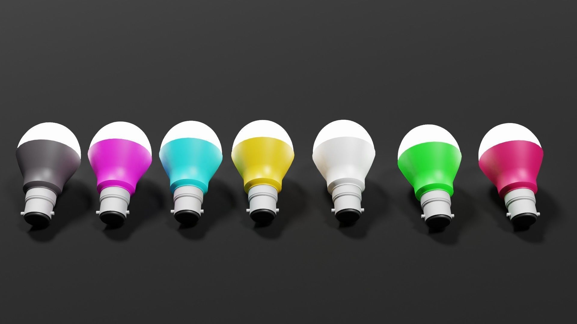 led bulbs 3D model_1