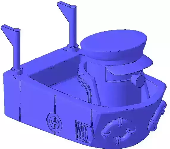 Marine Robocar Poli 3D print model