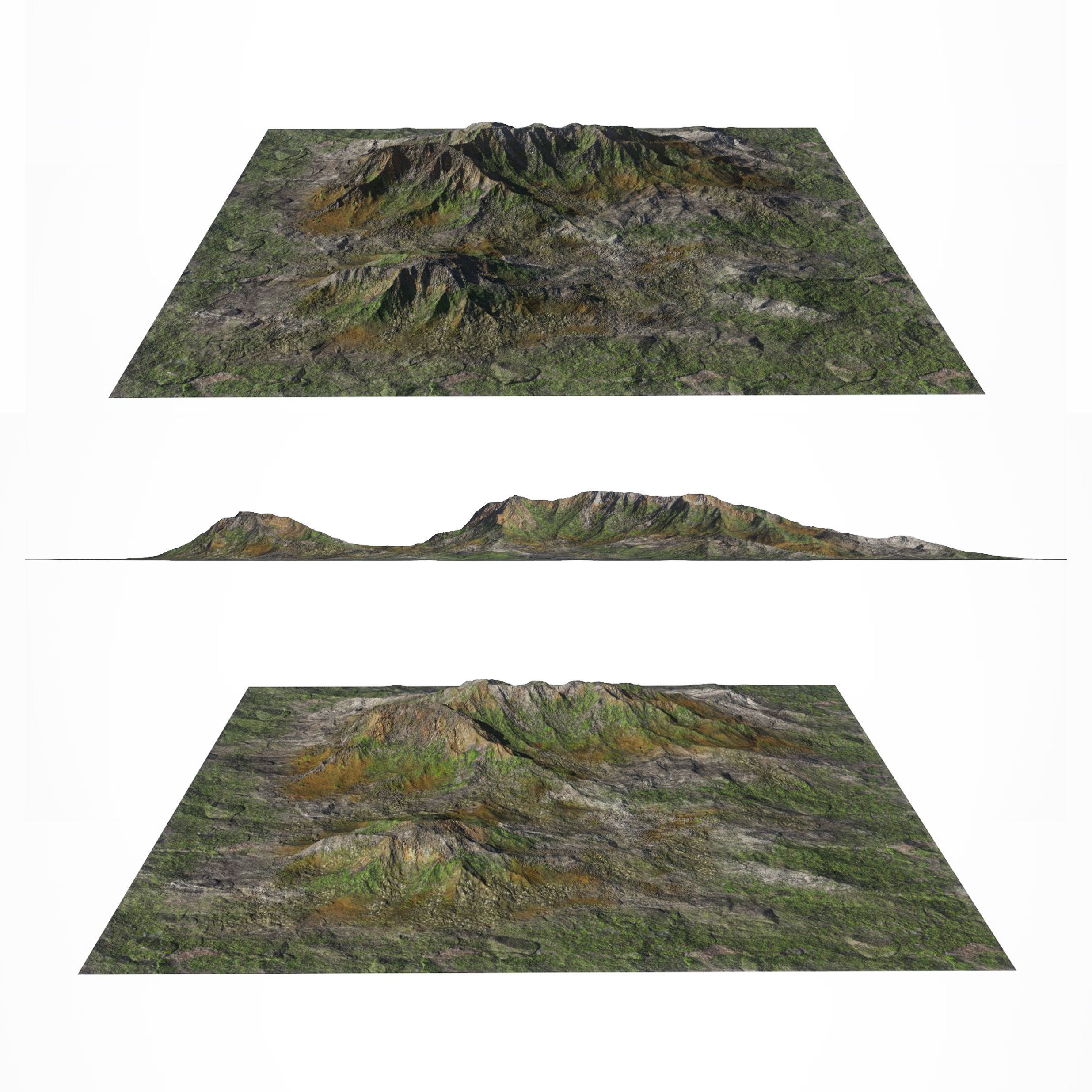 3D mountains | CGTrader