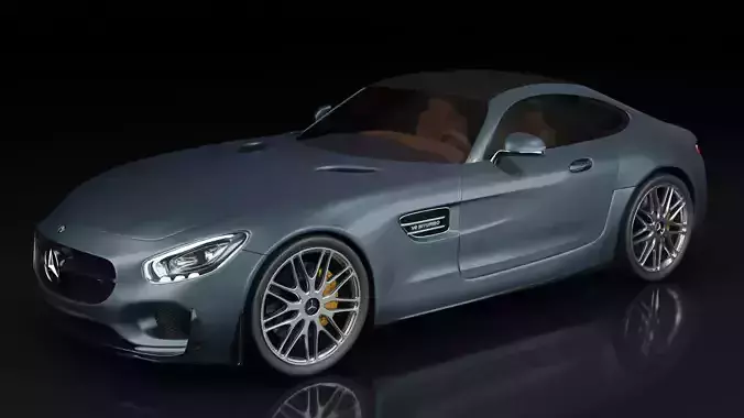 Mercedes AMG GTs - v8 BITURBO Free 3D model