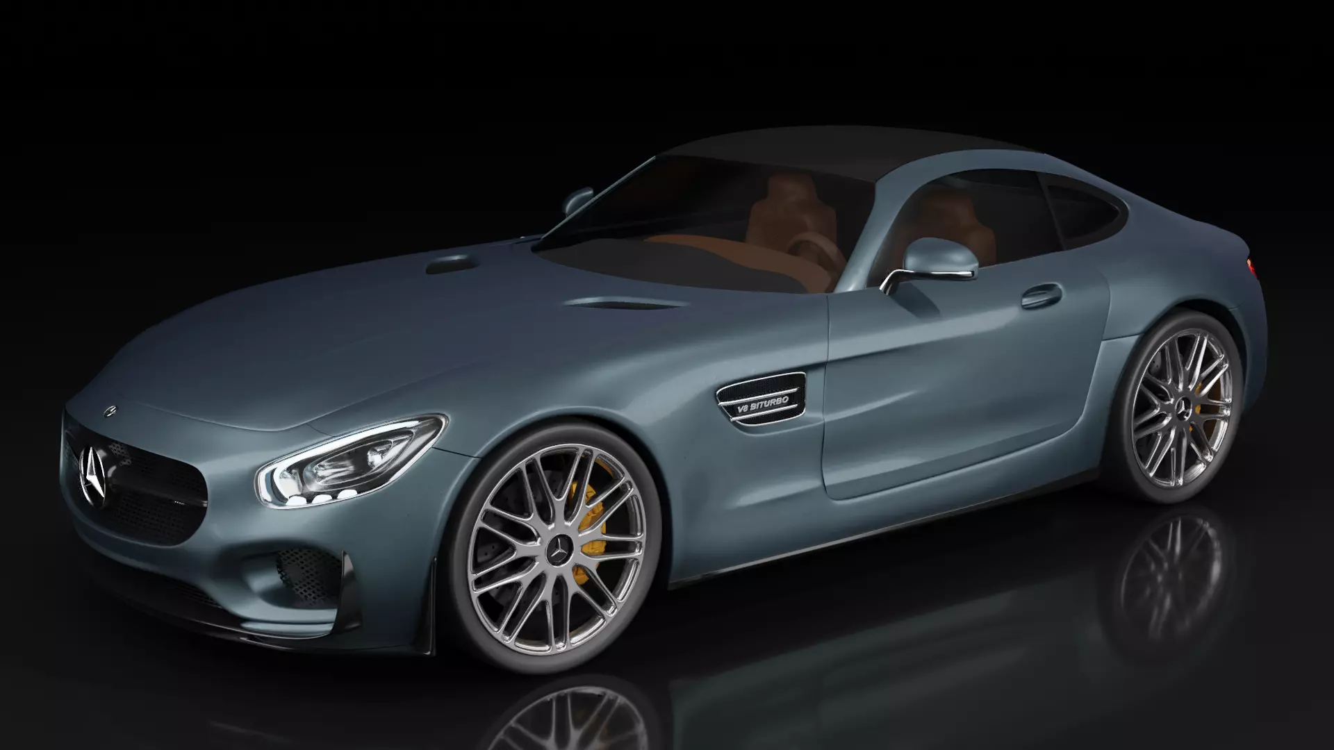 Mercedes AMG GTs - v8 BITURBO Free 3D model