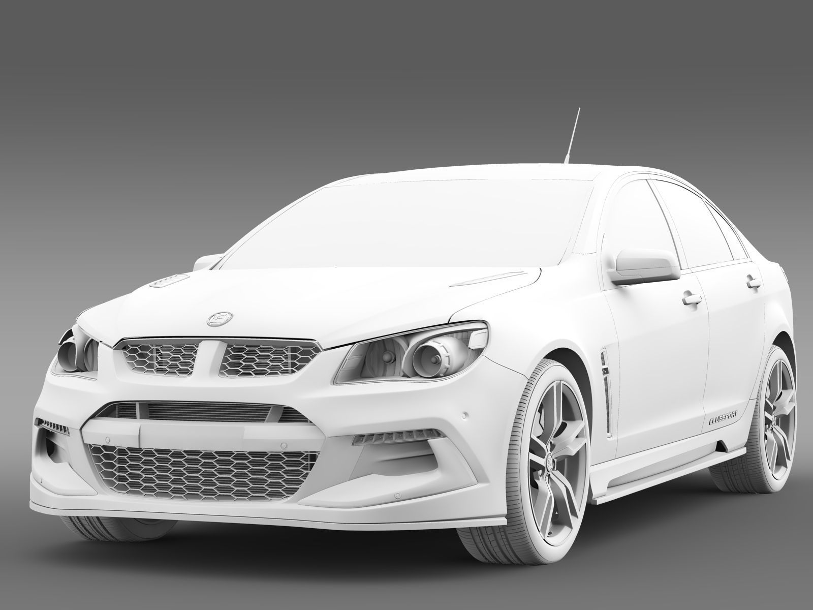 HSV Clubsport Gen F2 2017 3D model_14