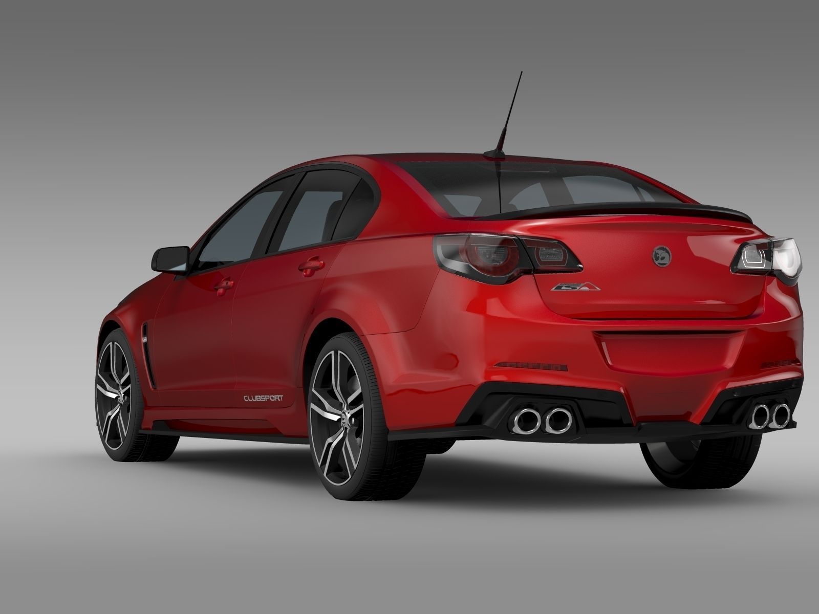 HSV Clubsport Gen F2 2017 3D model_11