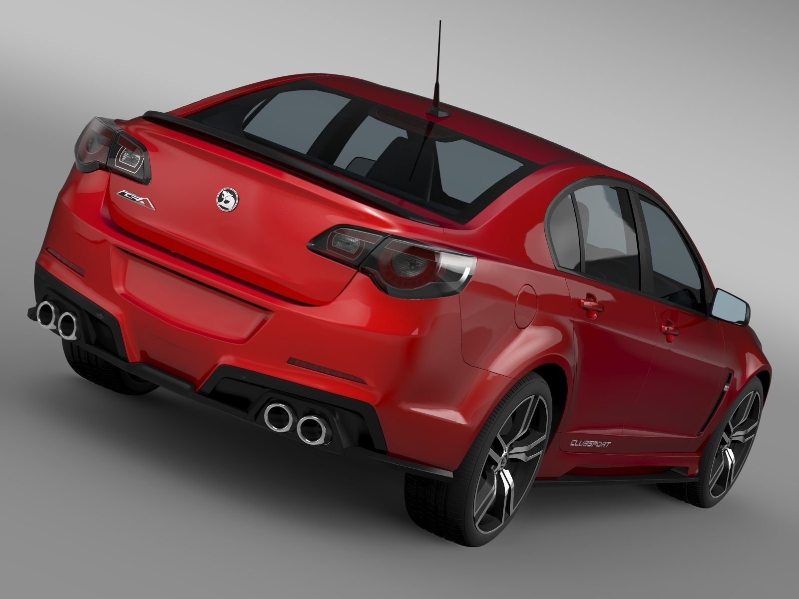 HSV Clubsport Gen F2 2017 3D model_2