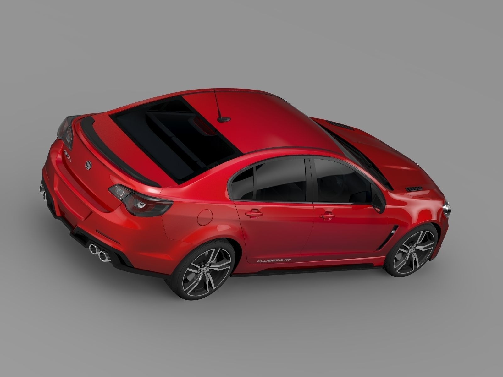 HSV Clubsport Gen F2 2017 3D model_8