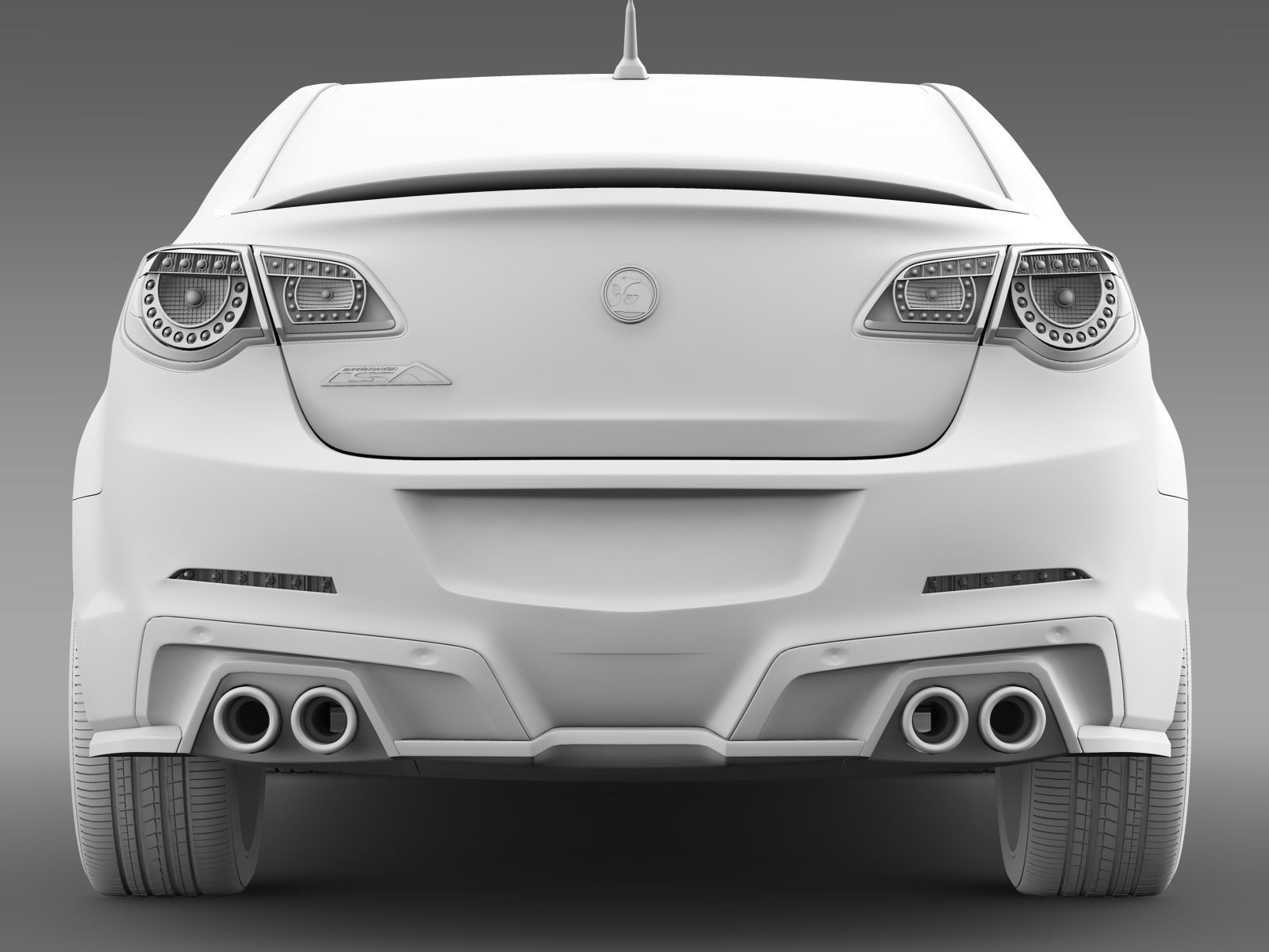 HSV Clubsport Gen F2 2017 3D model_12
