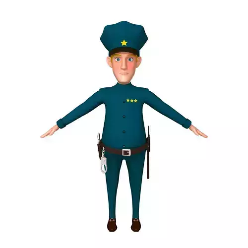 Policeman Cartoon 02
