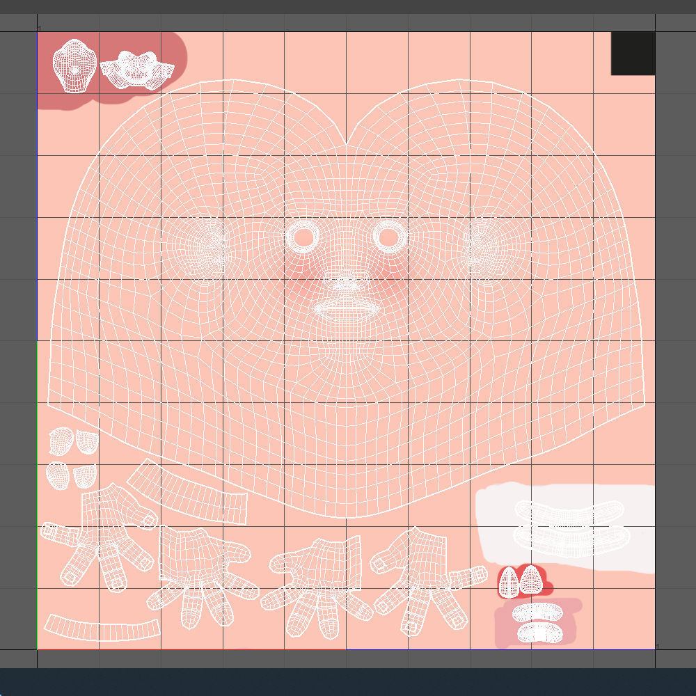 Policeman Cartoon 02 3D model_17