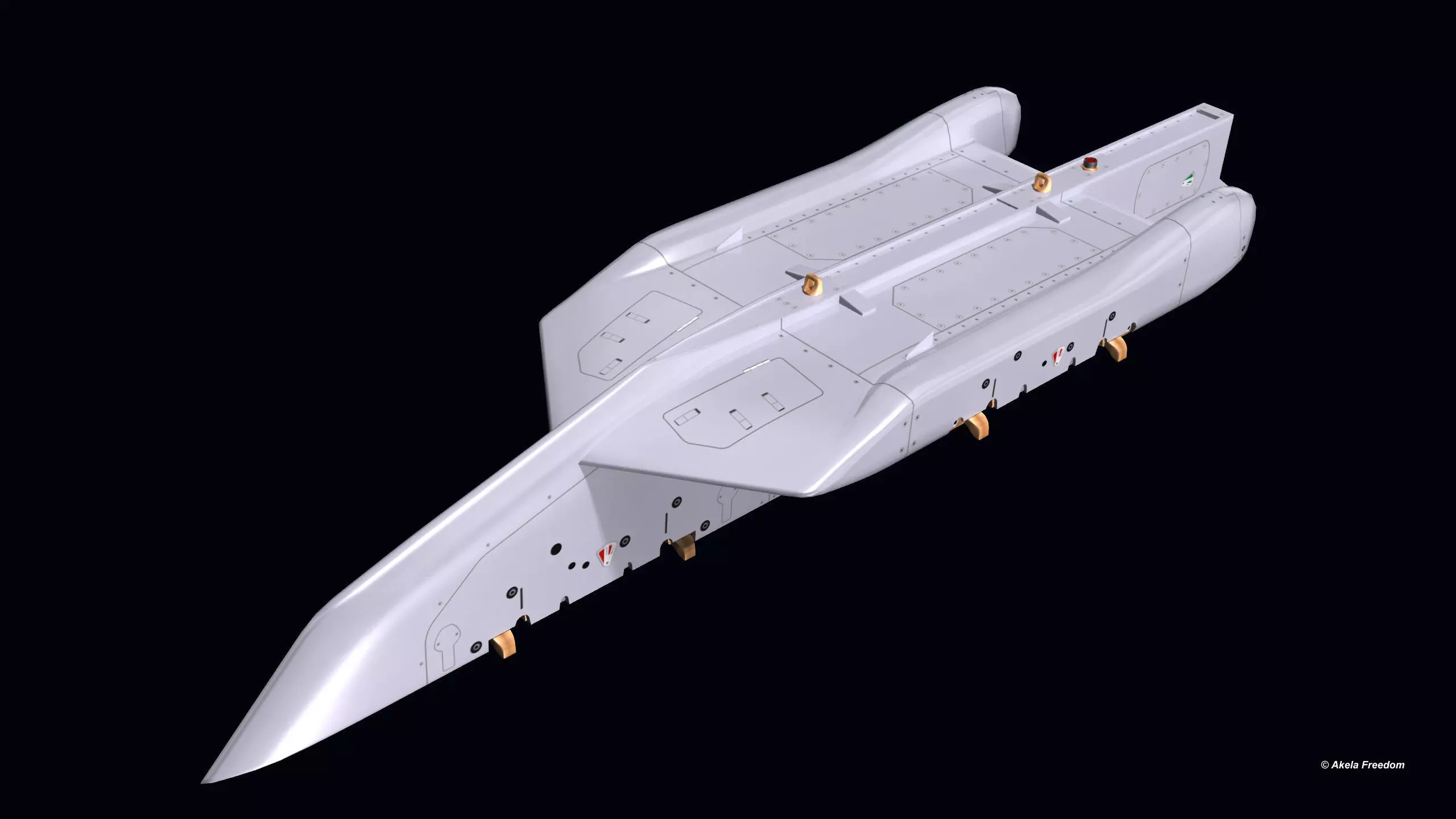 AT 730 Store Rack 3D model_0