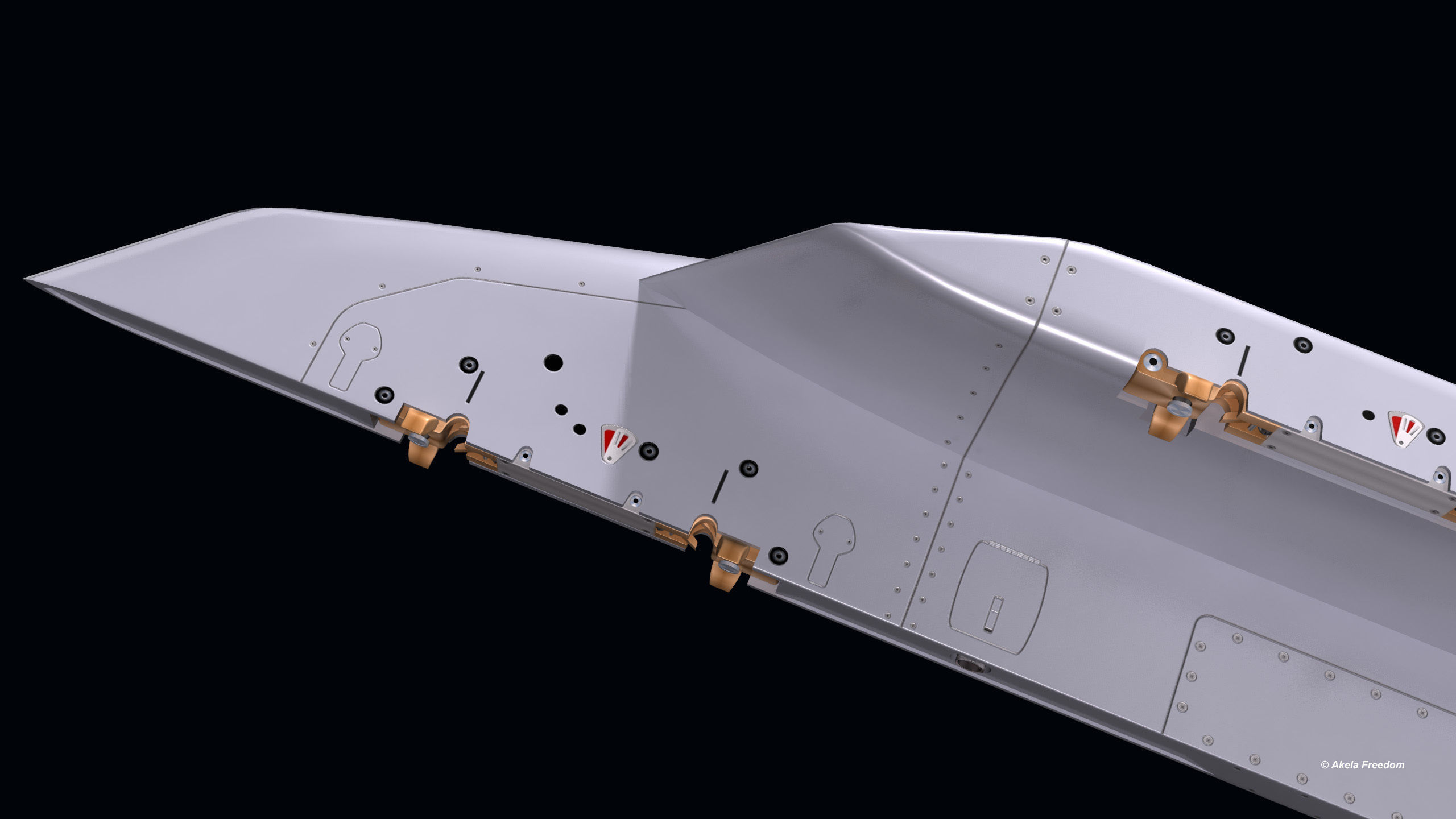 AT 730 Store Rack 3D model_2