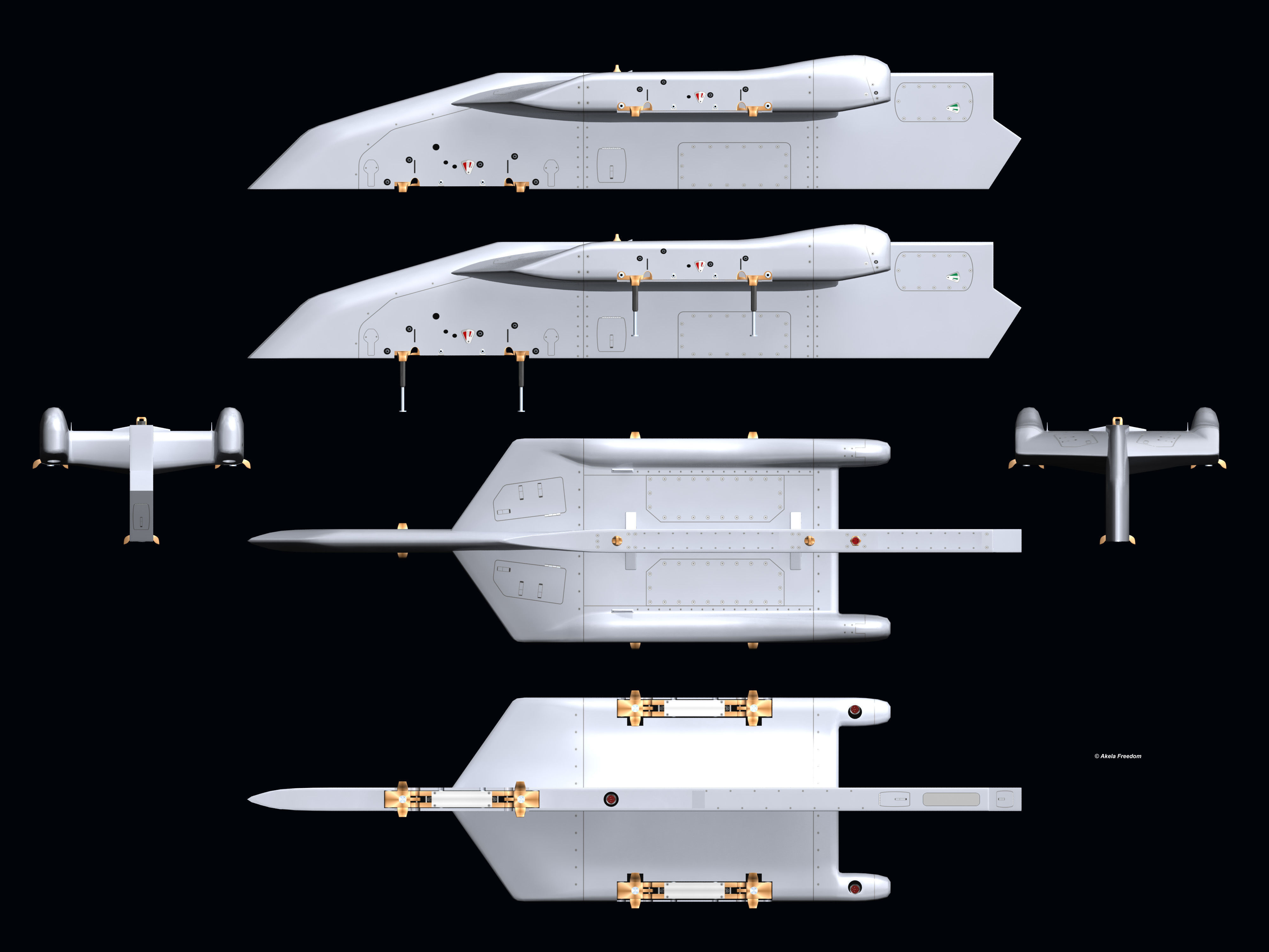 AT 730 Store Rack 3D model_5