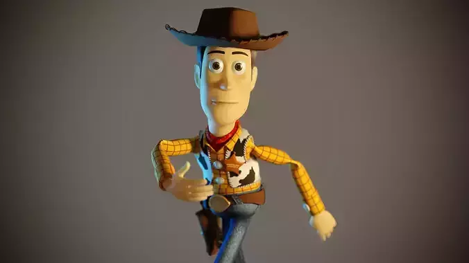 Woody Animation 3D model