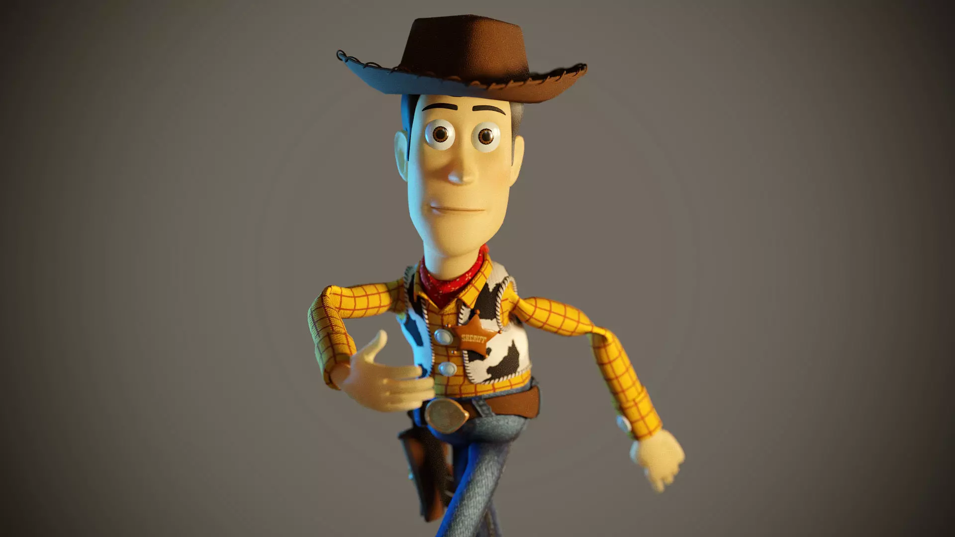 Woody Animation 3D model_0