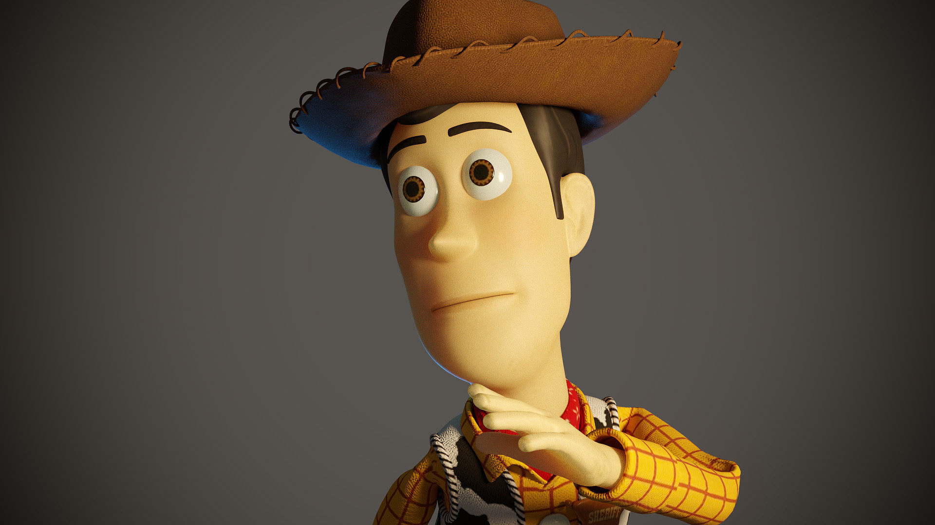 Woody Animation 3D model_2