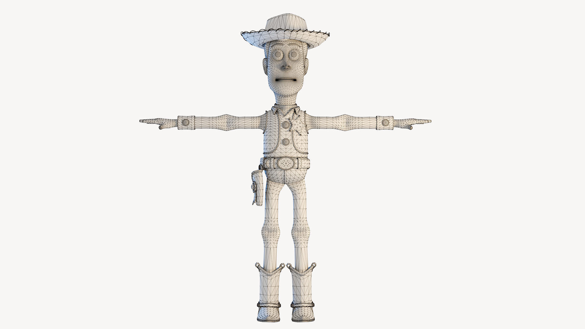 Woody Animation 3D model_4