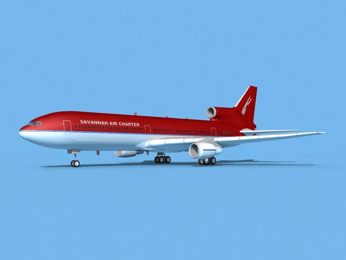 Lockheed L1011 Savannah Air Charter 3D model_0