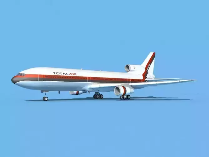 Lockheed L1011 Total Air 3D model