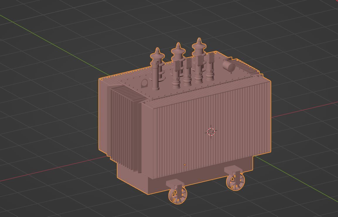 3d Model Transformer 500kva 3D model_1