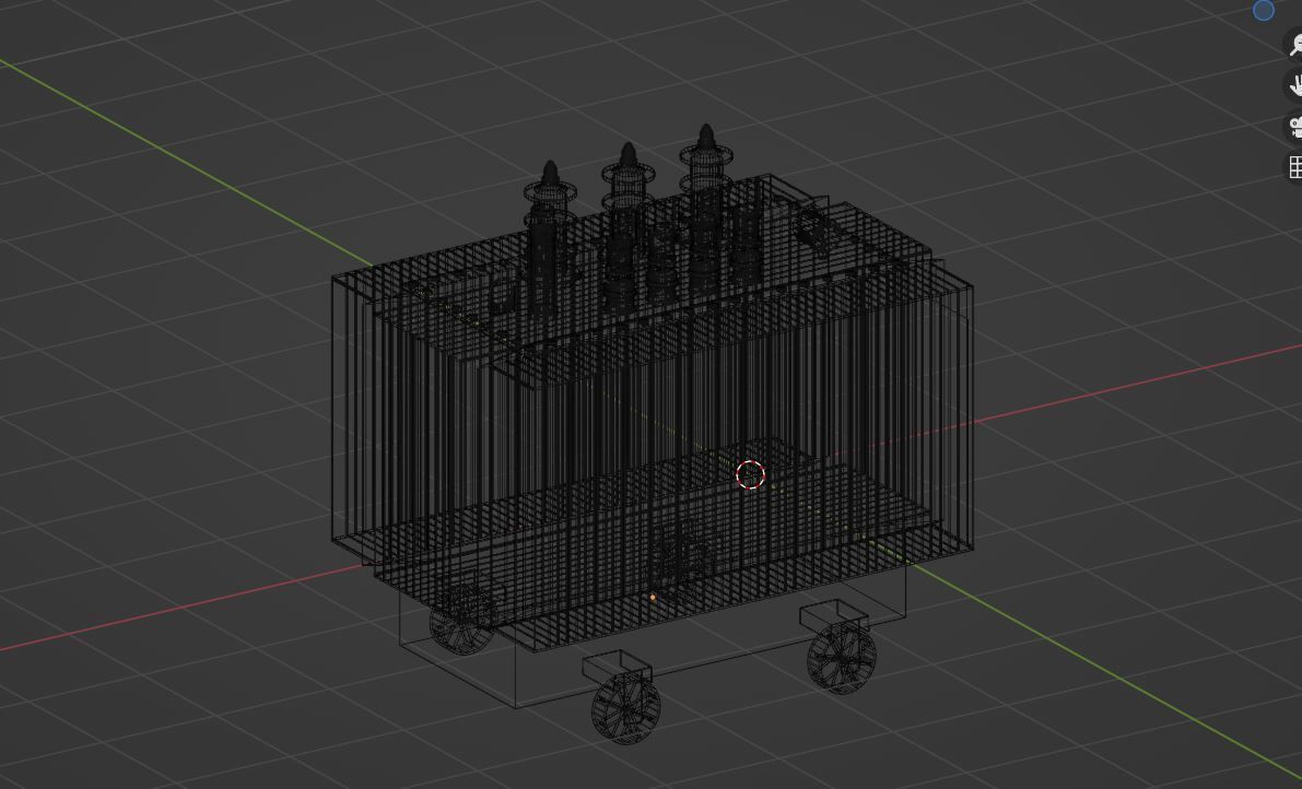 3d Model Transformer 500kva 3D model_2