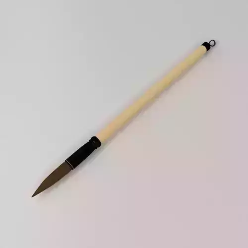 Calligraphy Brush 3D model