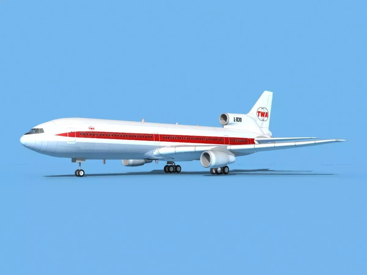 Lockheed L1011 Trans World 1 3D model