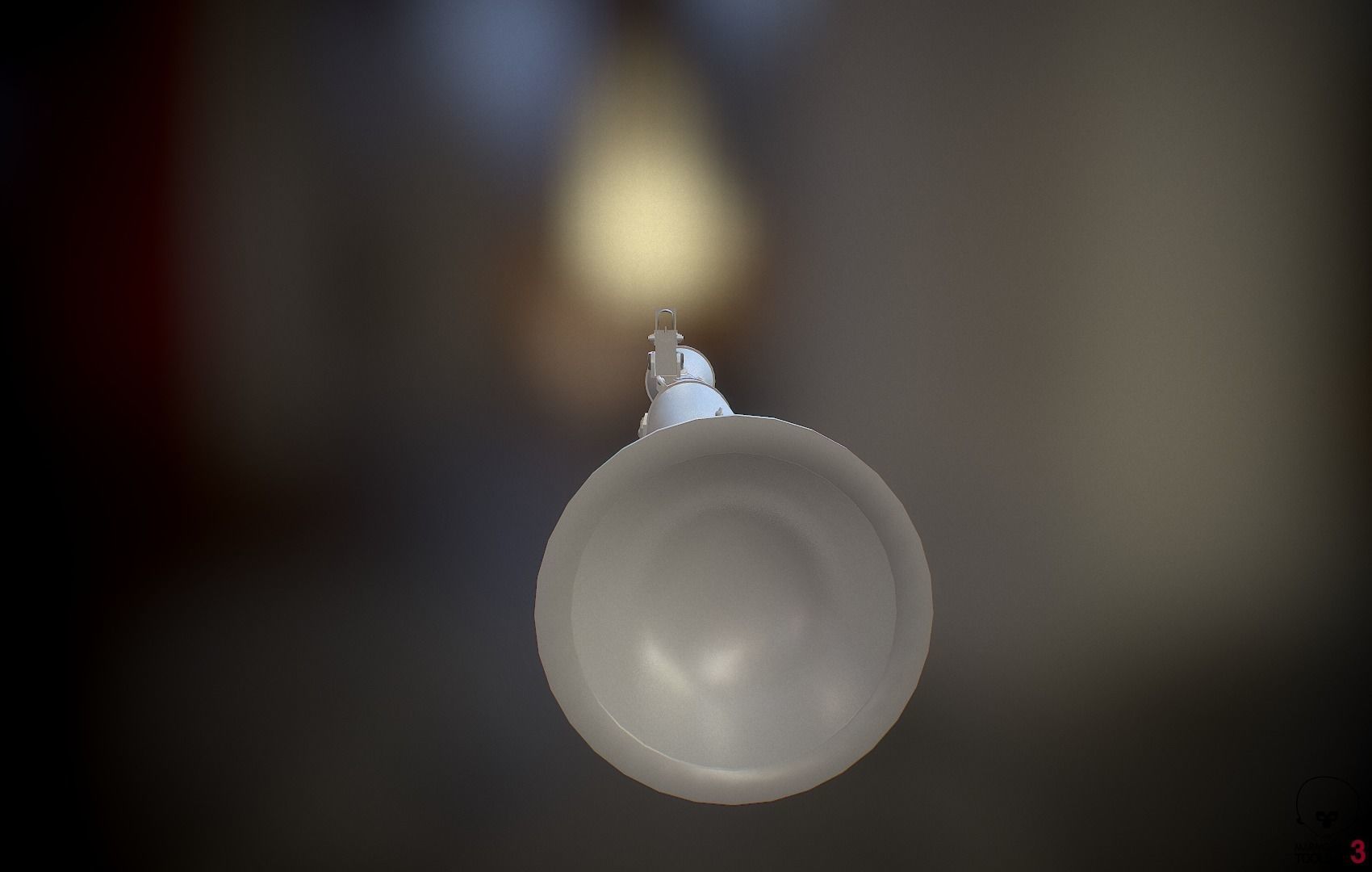 Operator and Weapons Low-poly 3D model_14