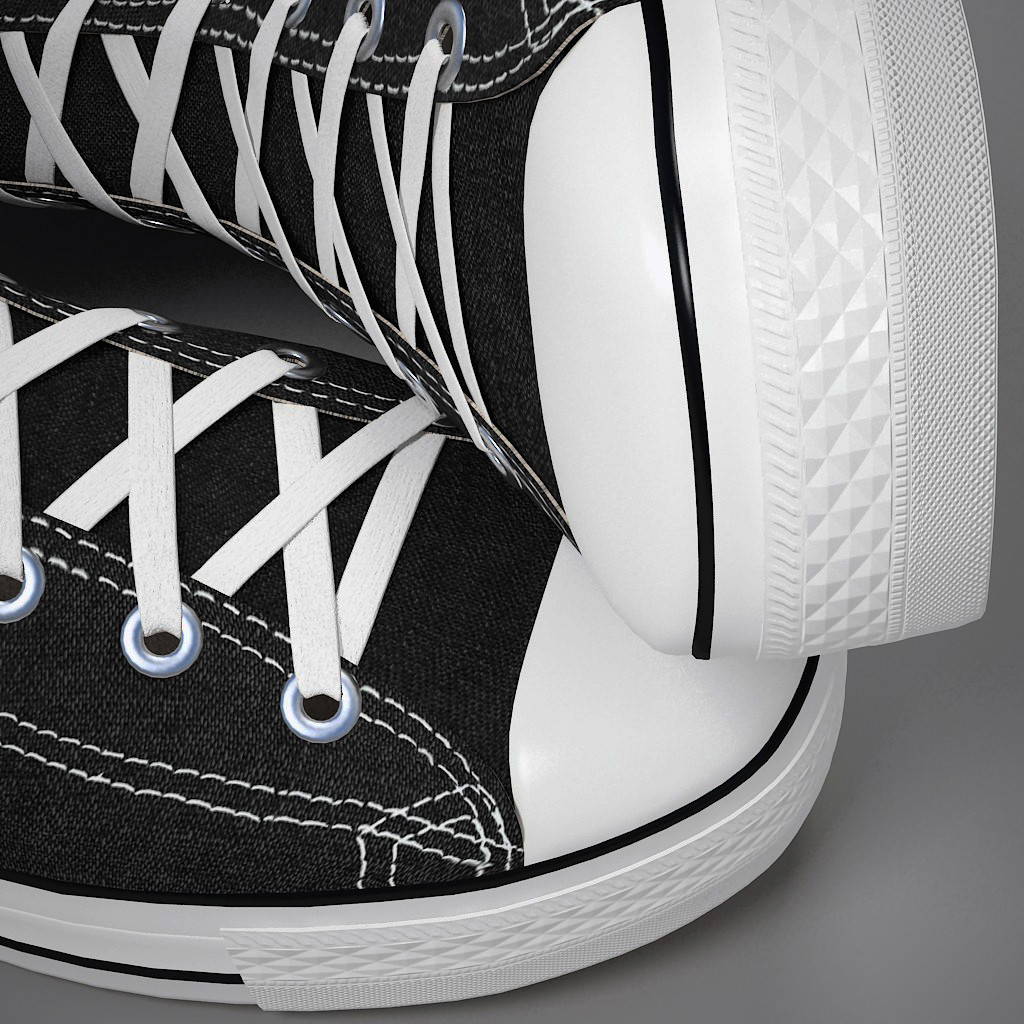 Converse All Star 3D model_7