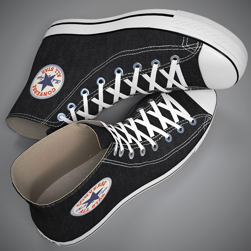 Converse All Star 3D model_2