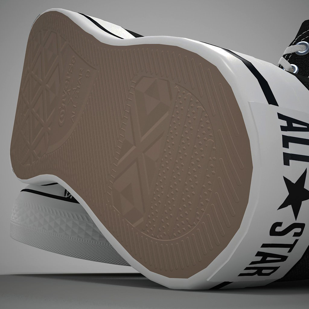 Converse All Star 3D model_11