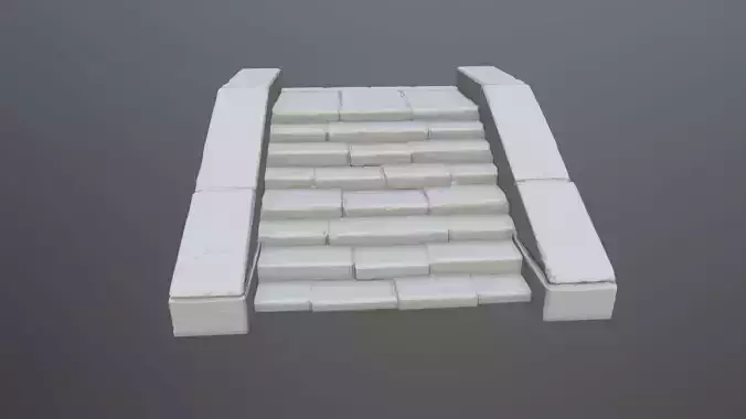 stair 3 set of steps 3D print model