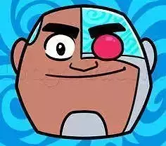 TEEN TITANS GO CYBORG COOKIE-FONDANT CUTTER WITH MARKER 3D print model