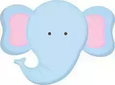 ELEPHANT COOKIE AND FONDANT CUTTER WITH MARKER