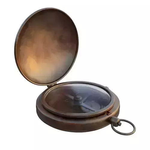 Compass old Free 3D model
